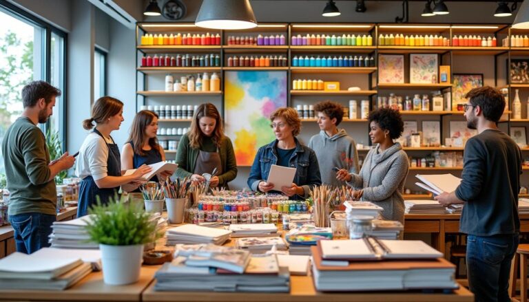 découvrez rougier&plé lyon, la référence incontournable pour les artistes et créatifs, avec une large gamme de fournitures de qualité pour toutes vos créations.