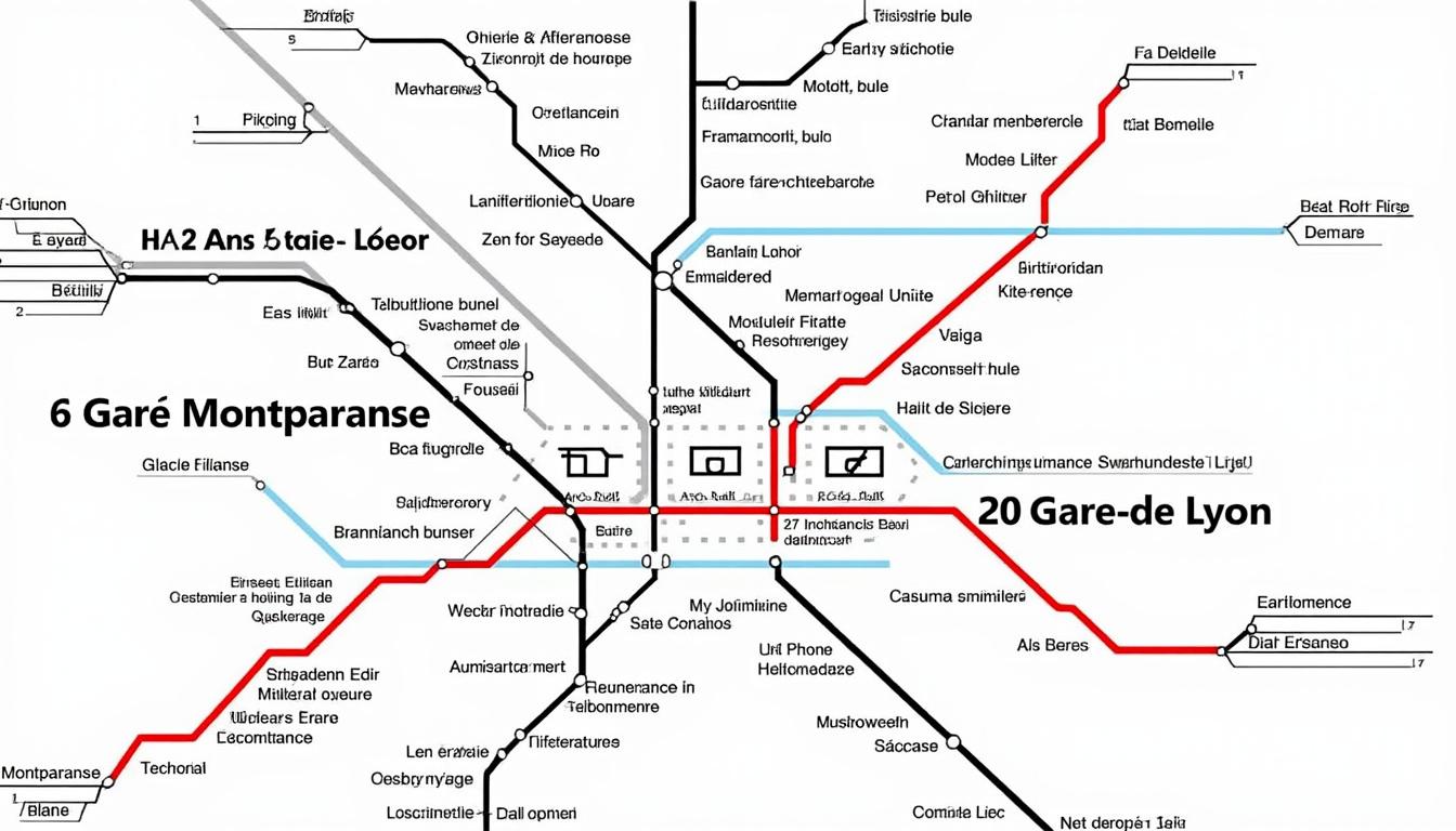 comparez les services et correspondances entre la gare de lyon et la gare montparnasse pour mieux organiser vos déplacements à paris.